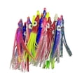 thumbnail image 1 of 20 Pcs/set 6cm Jupe de Calmar Douce Matériel de Pêche Appât de Pieuvre de Pêche en Mer, 1 of 10
