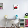 thumbnail image 2 of Stupell Red Crane Construction Vehicle Transportation Painting Wall Plaque Unframed Art Print Wall Art, 2 of 6