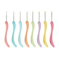 thumbnail image 1 of Knitting  Set, Ergonomic Design Iron Material DIY Making Crochet Hooks  For Knitting Lovers For Weaving, 1 of 8
