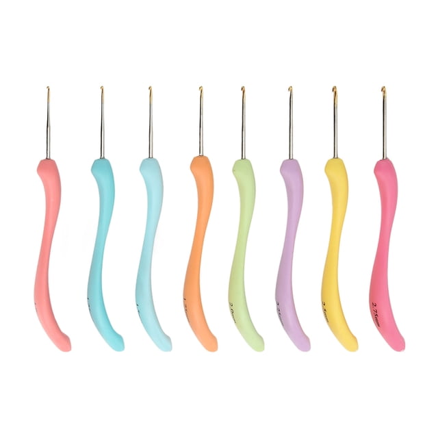 Knitting Set, Ergonomic Design Iron Material DIY Making Crochet Hooks For Knitting Lovers For Weaving