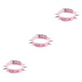 thumbnail image 1 of Qarigey Gargantilla de corazón, accesorio para mujer, collares Punk, collar colorido multicolor, ropa para el cuello, suministros para niñas, Rosa 3piezas Qarigey CBP038299, 1 of 6