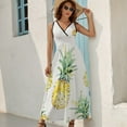 thumbnail image 2 of Lunarable Pineapple Sleeveless Dress Female Clothing Dress Women Summer 2025 Dress, 2 of 6