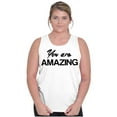thumbnail image 3 of You Amazing Inspiring Motivated Tank Top Tee Shirt Women Brisco Brands S, 3 of 5