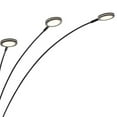 thumbnail image 3 of Metal Arc Floor Lamp with Integrated LED Light, Brown- Saltoro Sherpi, 3 of 5