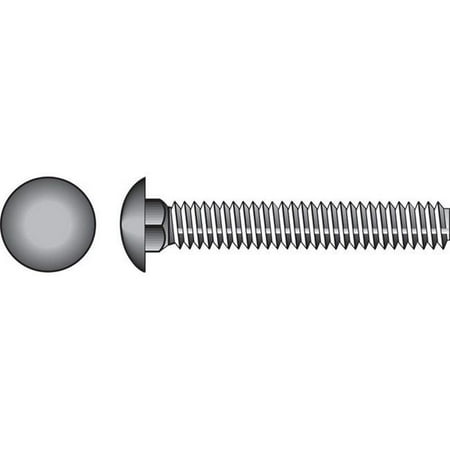 

240138 0.31 - 18 x 8 in. Grade 2 Coarse Round Head Carriage Bolt 50 per Box
