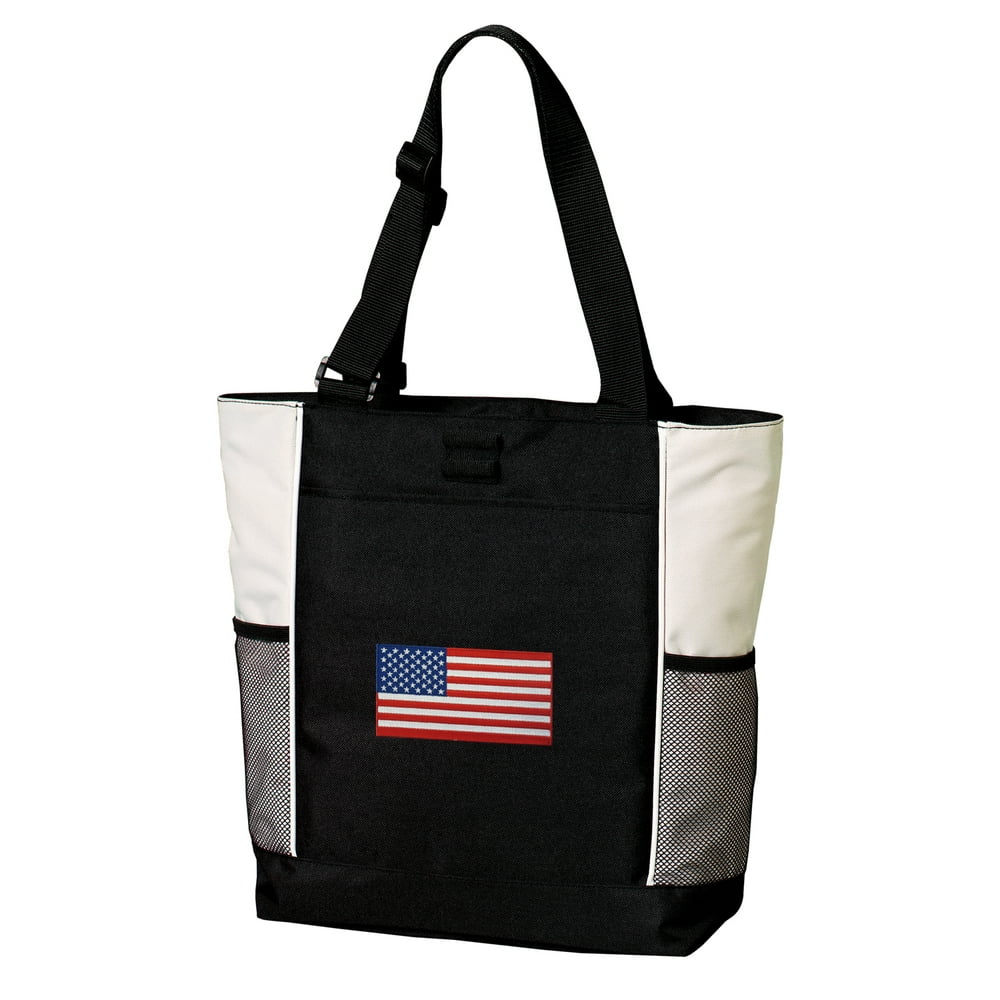 Deluxe American Flag Tote Bag Best USA Flag Totes