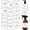 White, variant on 24PCS Waterproof Soap Labels for Bottles, Bathroom Hand Soap Label Stickers, Shampoo and Conditioner Dispenser Labels for Glass/Plastic Spray Bottle (Black)
