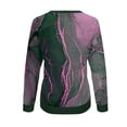 thumbnail image 5 of Chandail à Manches Longues pour Femmes Mode Femmes Imprimé Manches Longues Confortable Respirant Col Rond, 5 of 5