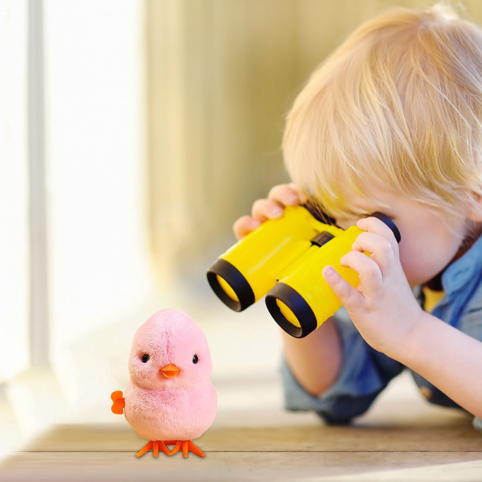 Jouet De Poulet à Remonter - Maman Poule + 3 Poussins - Mécanique - ABS 7,8 Cm - Pas De Piles - Pâques, Anniversaire - Pour Enfants