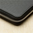 thumbnail image 5 of maskred Pattern Men Wallet Leather Long Wallet Purse with Zipper Closure Blue, 5 of 5