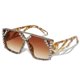 thumbnail image 2 of Gafas de sol brillantes con diamantes de imitación para mujer, gafas de sol de cristal de gran tamaño, gafas de sol cuadradas con purpurina y marco grueso, gafas de sol de discoteca retro para mujer, 2 of 6
