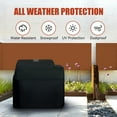 thumbnail image 5 of Z GRILLS Pellet Grill Cover 43 Inch Upgraded 600D Polyester Fabric, Heavy Duty, Waterproof, Weather Resistant Full Length Grill Cover for 7052B Pellet Smoker, 5 of 8
