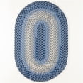 thumbnail image 1 of Rhody Rug TR12R024X048 2 x 4 ft. Twin River Oval Rug, Blue & Multi Color, 1 of 1