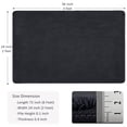 thumbnail image 2 of PURE ERA Self Adhesive Indoor Ultra Plush Shag Soft Area Rugs Washable Dark Gray 2' X 3', 2 of 7