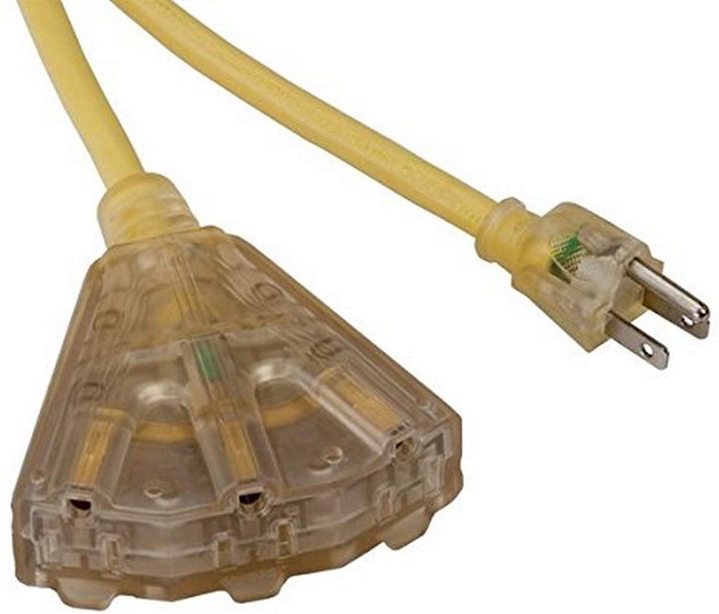 Bayco SL735L 6' OSHA NRTL Compliant Extension Cord w/Lighted End & 3