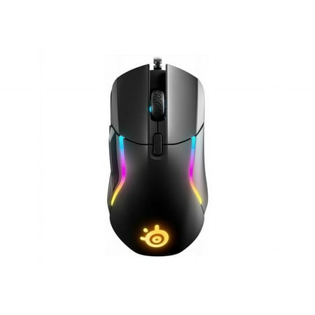 SteelSeries - Rival 5 Wired Optical Gaming Mouse with RGB Lighting - Black