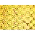 thumbnail image 1 of Ahgly Company Machine Washable Indoor Rectangle Abstract Yellow Contemporary Area Rugs, 2' x 3', 1 of 4