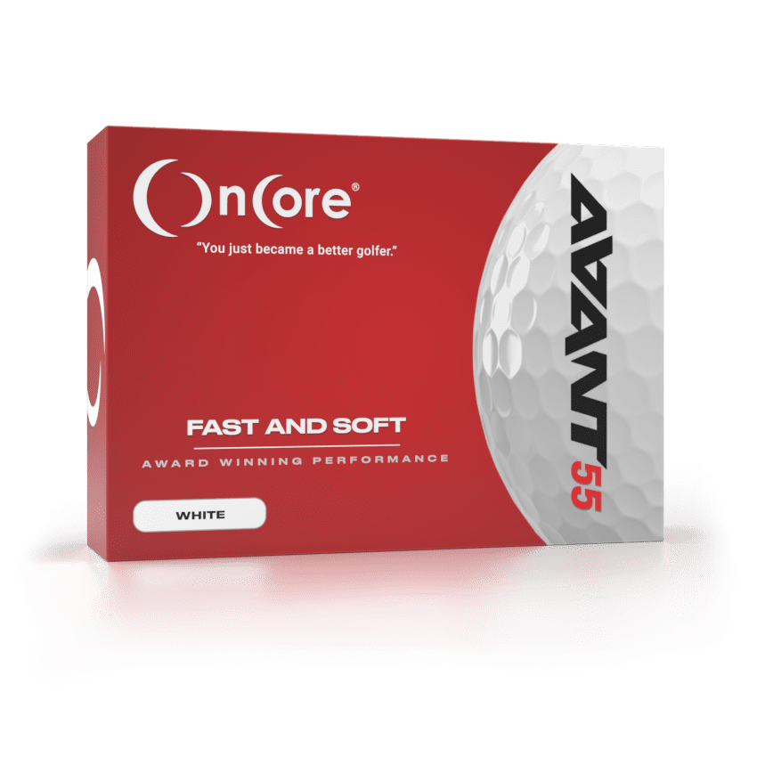 OnCore Avant 55 Golf Balls 1-Dozen White