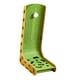 thumbnail image 1 of Árbol para gatos de fieltro para gatos de interior, rascador en forma de L, resistente al desgaste, almohadilla rascadora portátil con bola colgante verde con bola de campana, 1 of 8