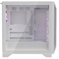 thumbnail image 2 of Gabinete Gamer MSI MPG GUNGNIR 210R WHITE ATX Media Torre 4 Fan Cristal Templado USB-C ARGB Blanco, 2 of 5