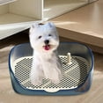 thumbnail image 2 of Pet Dog Toilet Portable Dog Potty Pan Trainer Litter Box Anti-Splash Pets Wc Toilet Puppy Kitten Cleaning Tool, 2 of 9