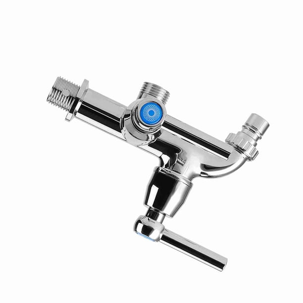 Galvanoplastia PlásTico Lavadora Grifo de Agua Fría Fregadero Grifo de Agua Doble Caño y G1 2 Para Cocina Baño