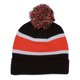 thumbnail image 1 of Gorros de invierno Top Headwear Beanie Negro Naranja, 1 of 1
