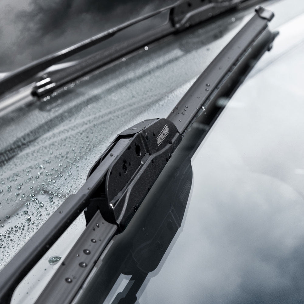 Motor Trend Flexblade Replacement Windshield Wiper Blades - Curved Beam Blade Design for Crystal-Clear Wind Shields - All Season, All Weather, Silent and Streak-Free (24 Inches (1 Piece))