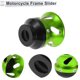 thumbnail image 5 of Protector de guardabarros de aleación de aluminio de 14mm para slider de marco de motocicleta, protección contra choques, 46mm 46mm, Verde Negro, 2 Pcs, 5 of 7