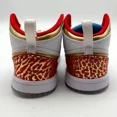 thumbnail image 4 of Ni - ke Ni - ke Air Jordan 1 Mid White Sneaker School NC to Chi Shoes Size 9C TD FB2211-100, 4 of 5