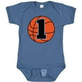 thumbnail image 3 of Inktastic Basketball 1st Birthday 1 Year Old Boys Baby Bodysuit, 3 of 5