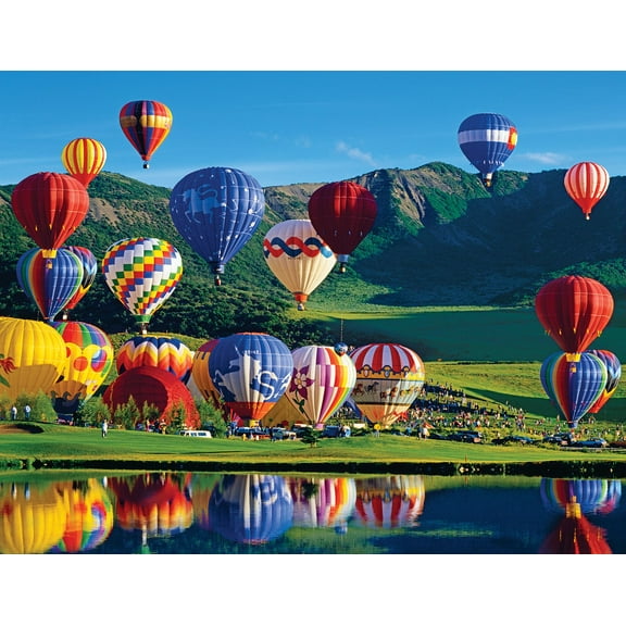 Springbok's 350 Piece Jigsaw Puzzle Balloon Bonanza - Made in USA
