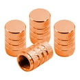 thumbnail image 4 of 4 Pieces Tire Stem Caps Tire for Trucks Suvs Motorcycles Orange, 4 of 8