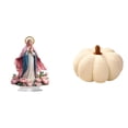 thumbnail image 1 of Escultura de escena de , adorno acrílico, calabaza de Halloween, decoración de pie, cojín suave con superficie lisa, ideal para regalo, 1 of 8