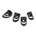 thumbnail image 1 of Kit de 4 médiators de guitare, protège-doigts, accessoires pour instrument, pour basse, banjo, noir, 1 of 4