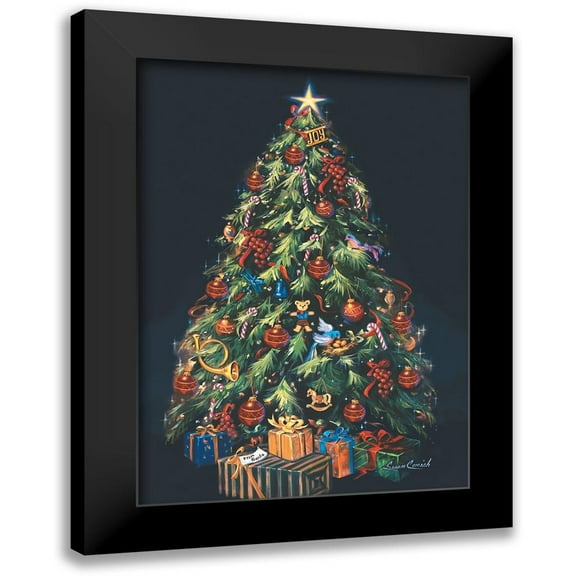 Comish, Susan 11x14 Black Modern Framed Museum Art Print Titled - O Christmas tree