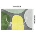 thumbnail image 6 of REGALWOVEN Cute Colorful Bath Mat, Stylish Funny Bathroom Rug with Lovely Words, Fluffy Rug Machine Washable Multi-3 16" x 24", 6 of 6