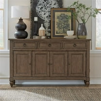 Americana Farmhouse Hall Buffet - Dusty Taupe