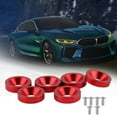 thumbnail image 4 of Car Motorcycle License Plate Frame  Bumper Engine Cover Washer Bolt Kit Lightweight Sturdy Construction Choice of Colors Easy to Install Red Blue Black Purple Golden Silver, 4 of 7