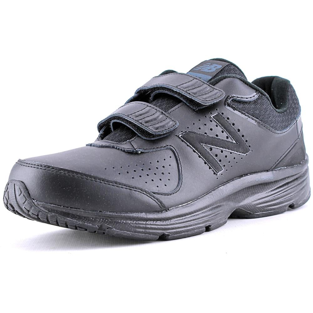 new balance hook and loop mens leather trainers