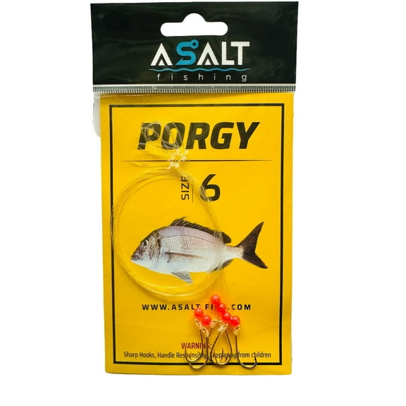 Porgy Snelled Hooks