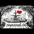 thumbnail image 3 of CafePress - I Love Savannah Ga - Women's Dark Pajamas, 3 of 4