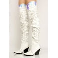 thumbnail image 5 of Cape Robbin Kelsey-21 White Over The Knee Pointed Toe Western Thigh High Boots (White, 8.5), 5 of 5
