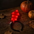 thumbnail image 4 of Party Accessory, Adorable Exclamation Point and Question Arrow Headband, Battery Powered Halloween Lights Wearable Decoration, Red Headband Women Lightweight Quirky Party, 4 of 7