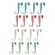 thumbnail image 2 of Ganchos de Puertas del Gabinete, Resistente y Duradero 16 Piezas de Diseño Múltiple de Diseño Múltiple para la Puerta de Diseño de la Puerta de Diseño Para El Vestuario, 2 of 7