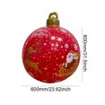 thumbnail image 2 of Globo colgante de Navidad de 60 cm, bola inflable gigante, decoraciones para árboles de Navidad impermeables, 2 of 6