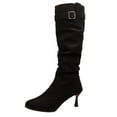 thumbnail image 2 of Wowcloth Women's Fashion Knee-High Boots – Pointed Toe Solid Color Slim High Heel for Winter Casual Trendy Wear, 2 of 9