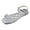 Silver, variant on Rokment Metallic Sparkly Rhinestones Dressy Sandals for Women Ladies 2026 Delicate Bling Square Toe Flat Ankle Strap Low Heels Bride Wedding Low Heel Dress Summer Shoes Beach Gold Size 6