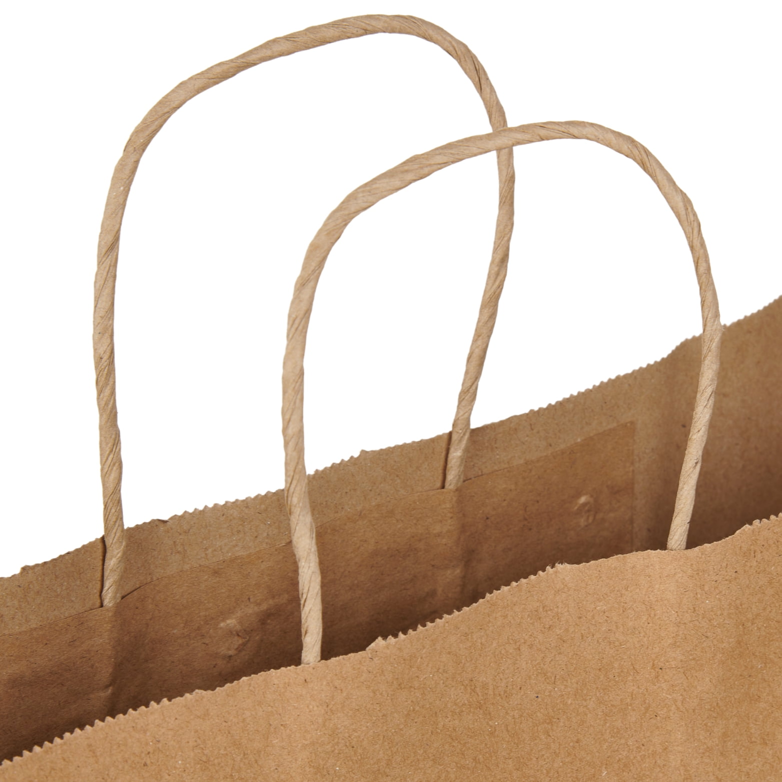 Jumbo Newsprint Paper Shopping Bags - 16”L x 6”D x 19”H - Case of 100