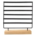 thumbnail image 1 of Yinanstore Earring Organizer Stand Earring Display Rack Stud Earring Display Rack Jewelry Organizer Storage Rack for Stall Home Showcase Black, 1 of 8